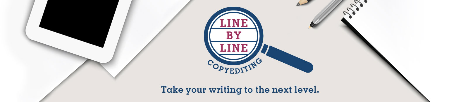 Line by Line Copyediting Logo